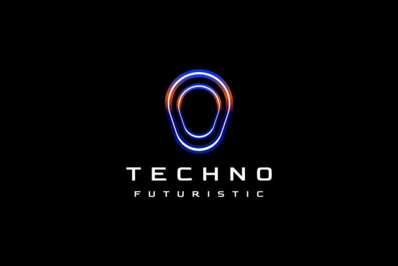 Download Neon Tech Gradient Lamp Logo - Neon tech Collection