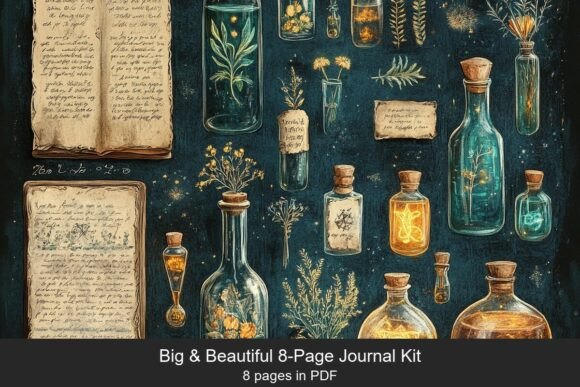Download Alchemy Magic Junk Journal Kit - Alchemy Collection