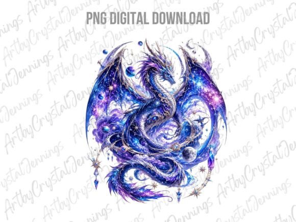 Download Fantasy Cosmic Celestial Dragon PNG - Fantasy Collection