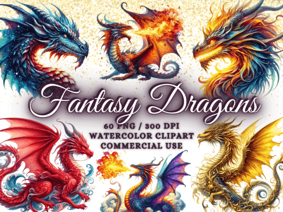 Download Fantasy Dragons Clipart Magic Dragon Png - Fantasy Collection