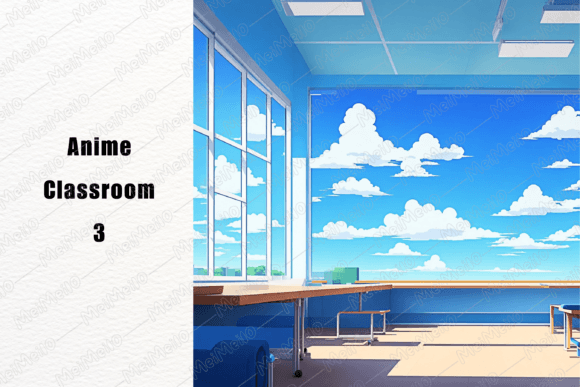 Download Morning Anime Classroom Background Print - Background print Collection