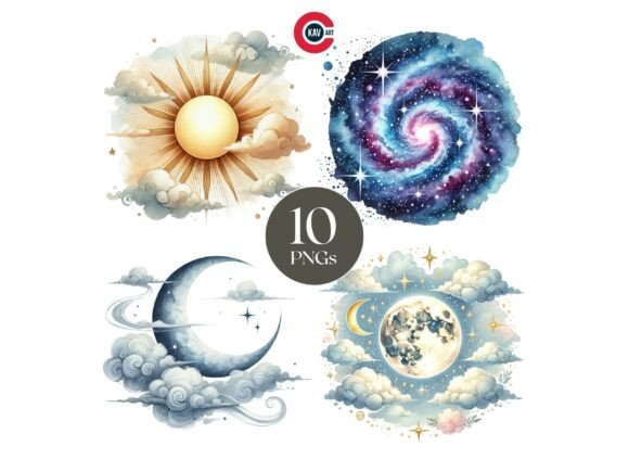 Download Magical Galaxy and Fantasy Space Stars - Fantasy Collection