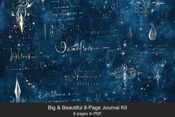 Download Blue Alchemy Junk Journal Kit - Alchemy Collection