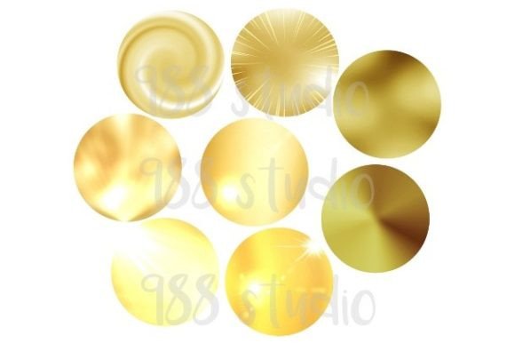 Download Gold Round Coasters Png Background Print - Background print Collection