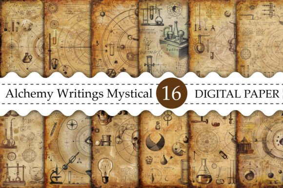 Download Alchemy Writings Mystical Junk Journal - Alchemy Collection